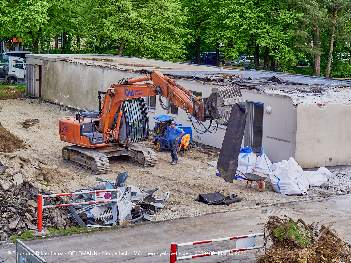 10.05.2022 - Baustelle am Haus für Kinder in Neuperlach